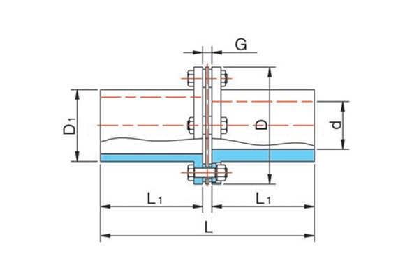 JMD Unidirectional Metal Diaphragm Flexible Coupling