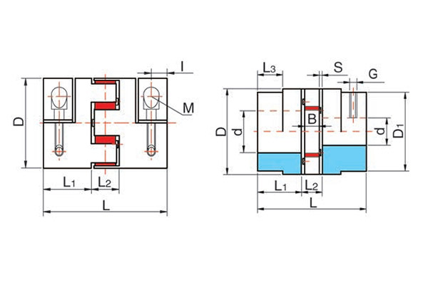 MX Backlash-free Flexible Coupling