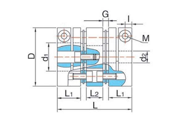 SJL Bidirectional Clamp-type Flexible Coupling